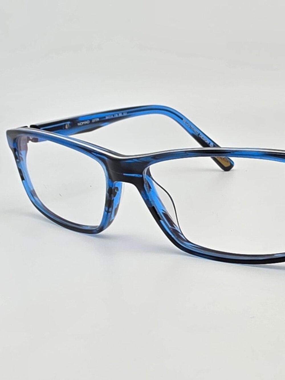 Morel Nomad 2373N BB 021 Blue Horn Eyeglasses Frame w/ Flexhinge France 54mm